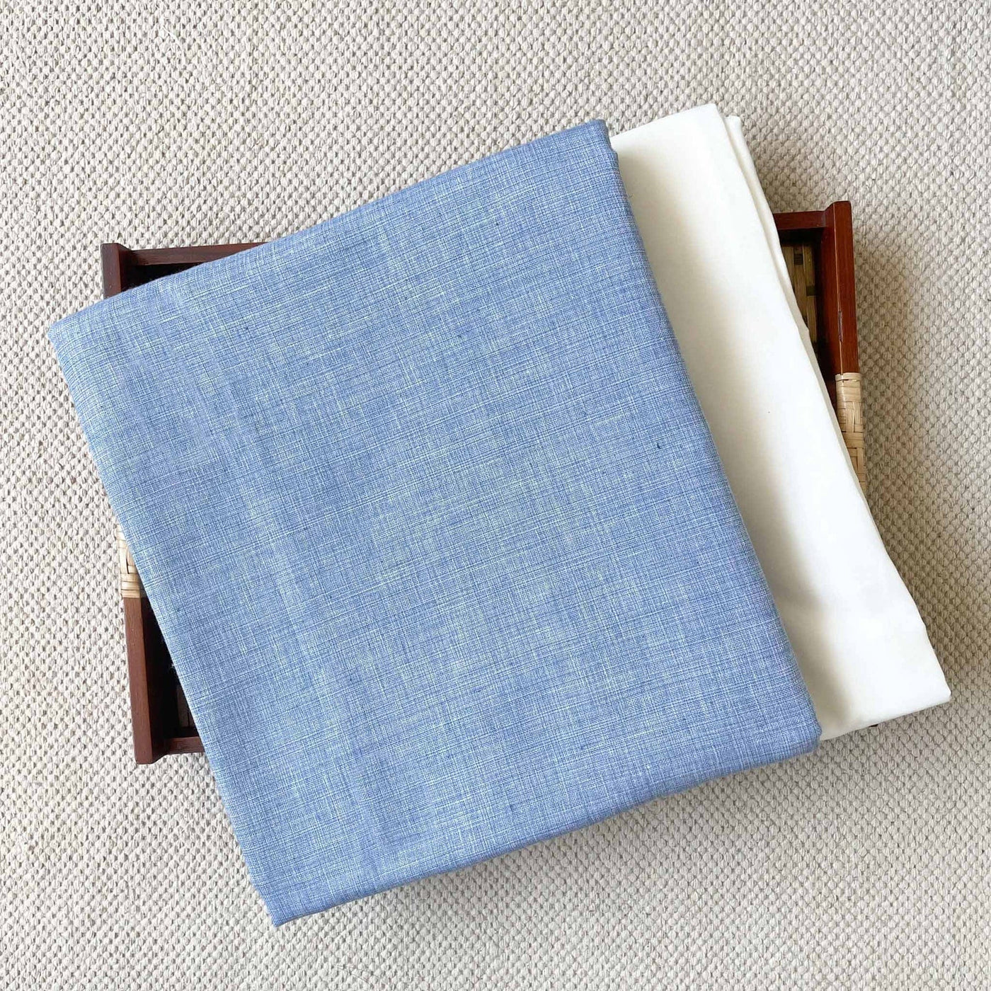 Ruby Fabrics Linings Unstitched Blue Cotton Denim Fabric (1 Meter for As  Per Your Use, Black) : Amazon.in: Clothing & Accessories